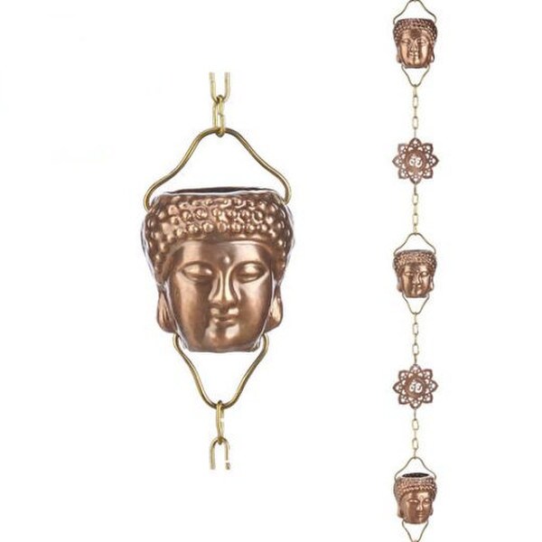 Buddha visually appealing alternatives to traditional gutter downspouts